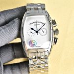 Franck Muller Casablanca Subdial 40mm 316L Steel Green/Black/White Face on White Gold Watch